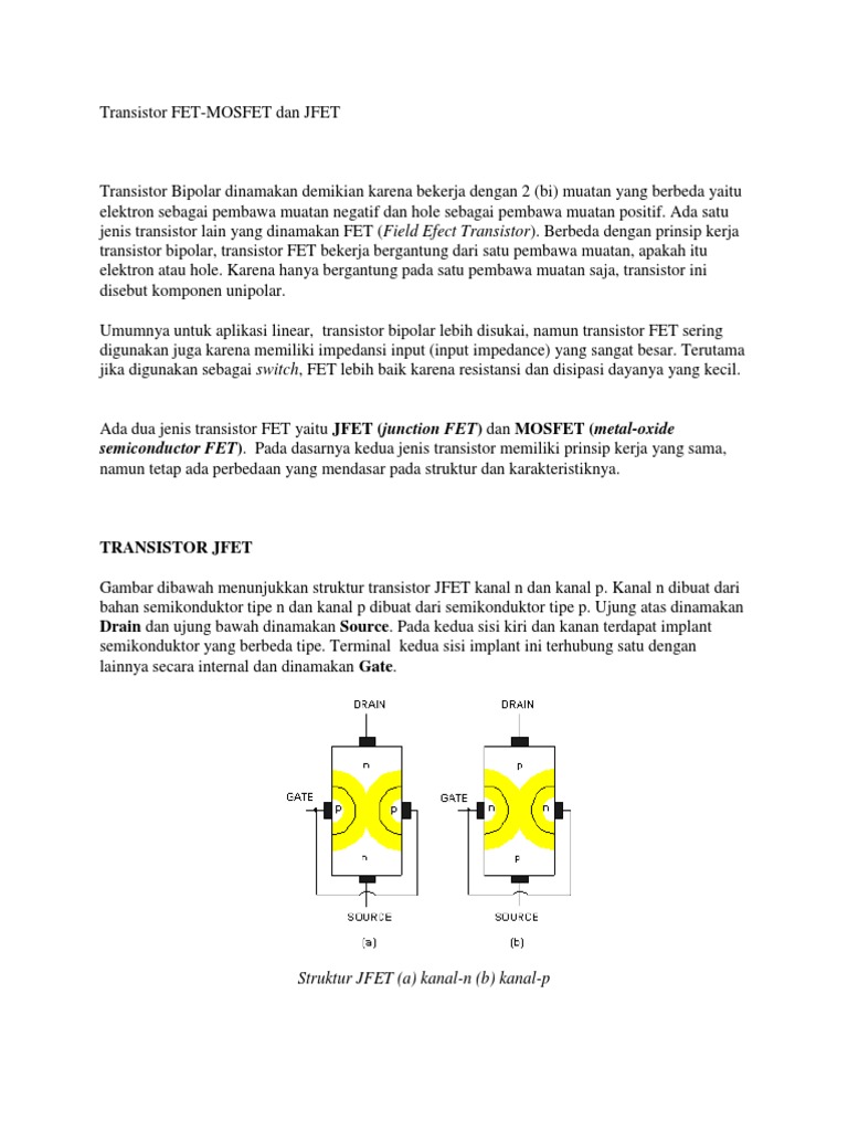Transistor FET | PDF