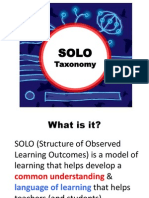 Solo Taxonomy