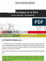 Huella Ecologia en El Peru-Calculo Nacional y Departamental