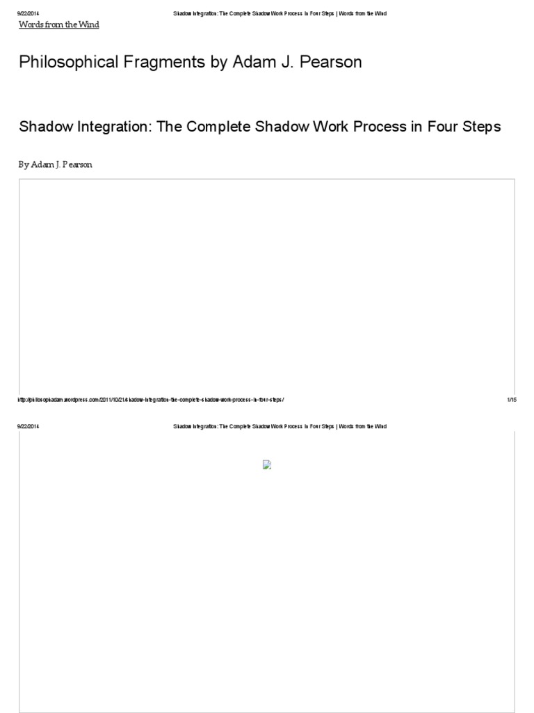 Shadow Integration The Complete Shadow Work Process In Four Steps