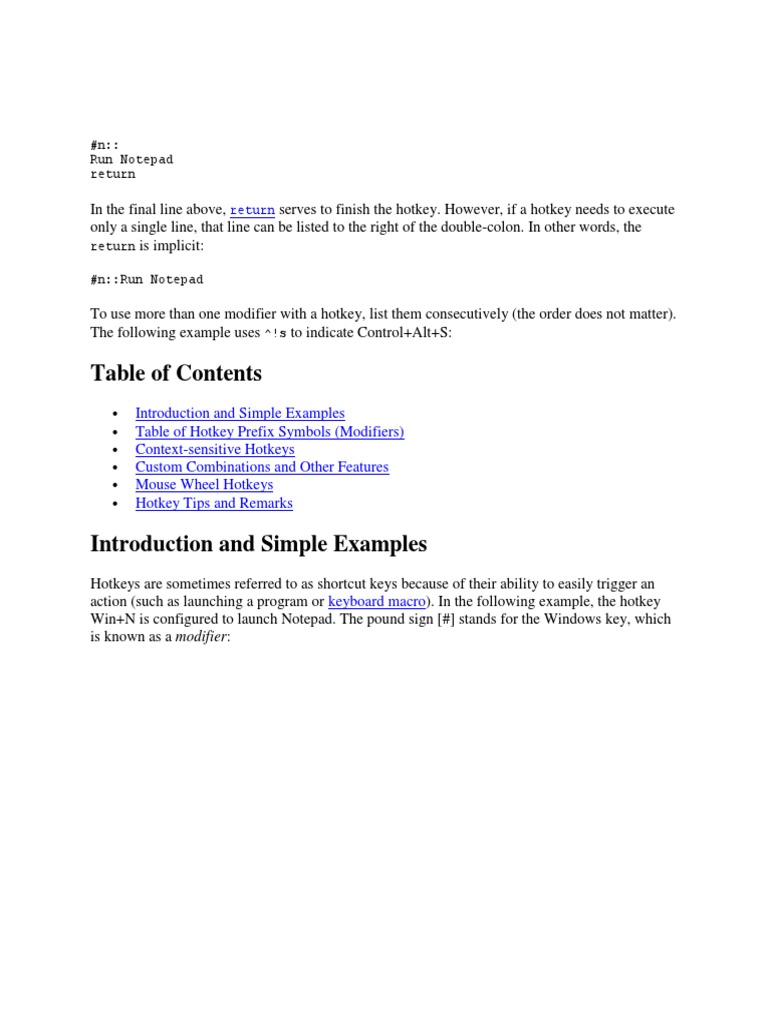 Hotkey Usage Tutorial for Beginners | PDF | Teaching Methods ...