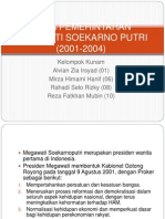 Masa Pemerintahan Megawati Soekarno Putri (2001-2004)