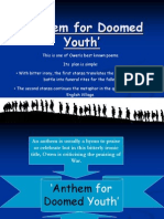 Anthem For Doomed Youth - Explanation