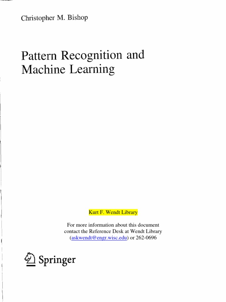 Pattern Recognition and Machine Learning | PDF