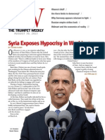 Syria Exposes Hypocrisy in Washington: The Trumpet Weekly The Trumpet Weekly