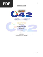 Download Internship Report at City42 by Sarrat Gill SN240947671 doc pdf