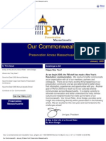 Our Commonwealth (PM Newsletter), January 2009