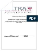 GSM 5400 Financial Management and Control