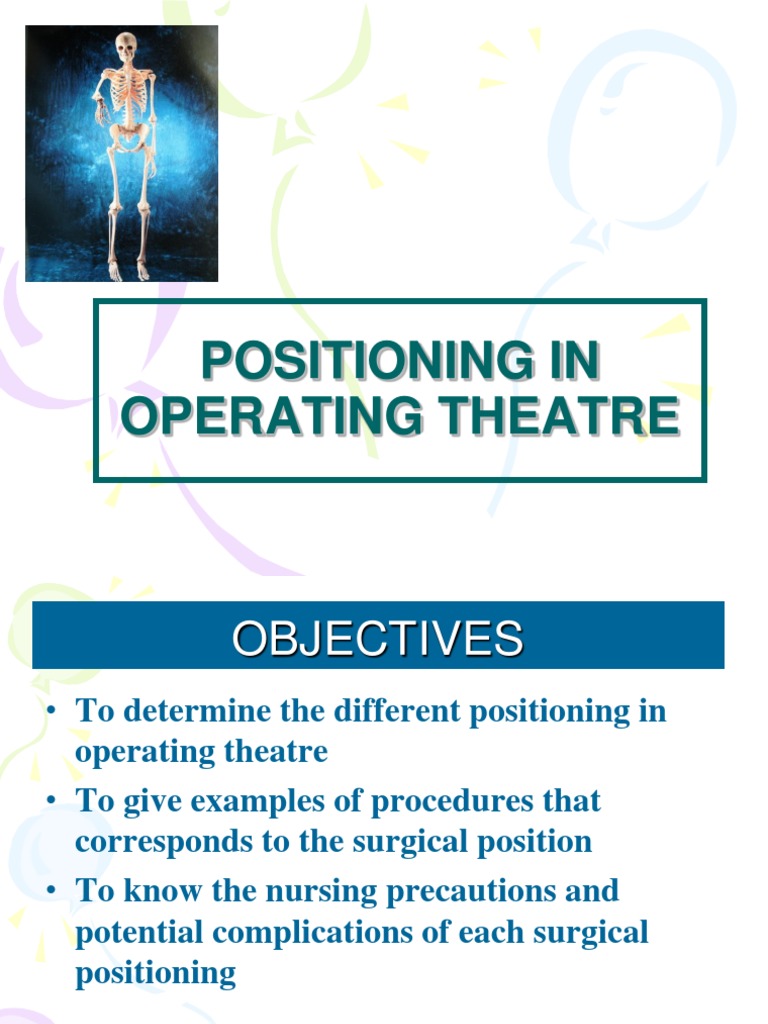 Patient Positioning in OR PDF Anatomical Terms Of Motion Thorax