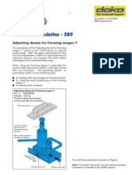 Technical Newsletter - 589: Adjusting Device For Forming Wagon T