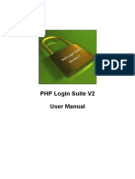 PHP Login Suite V2 User Manual