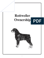 Rottweiler Ownership Booklet