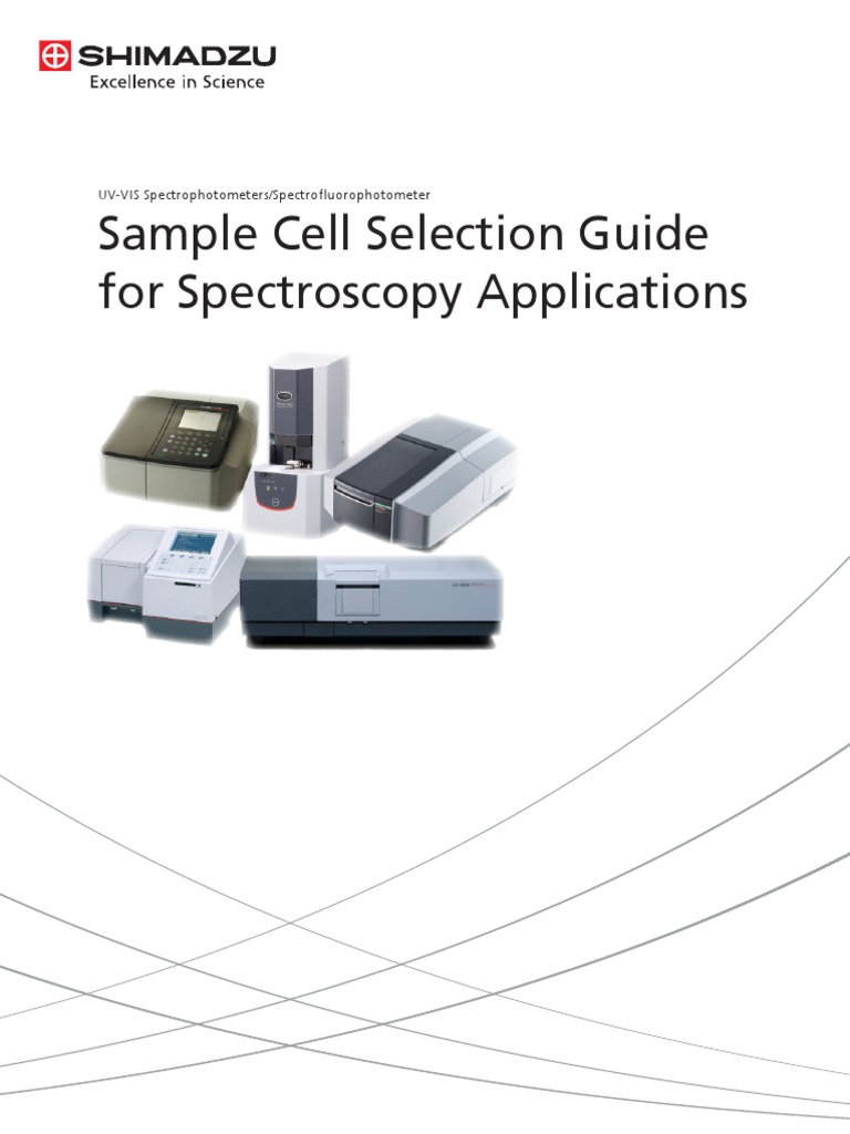 Shimadzu Spectrophotometer PDF UltravioletVisible
