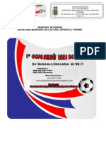 Regulamento Copa Sengés 2021 - Futsal