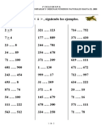 Comparar y Ordenar Hasta El 1000