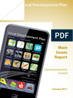 CD032 Clackmannanshire Local Development Plan Main Issues Report (January 2011)