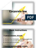 Lect 1 Corporate Law
