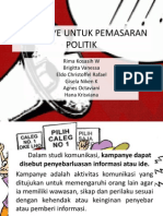 Kampanye untuk Pemasaran Politik