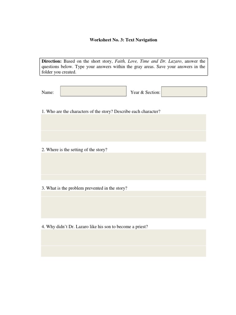 No faith no love no time and dr lazaro essay 04 picture