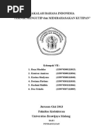 Makalah Kutipan ( Bahasa Indonesia )