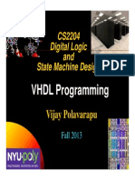 CS2204 Digital Logic and State Machine Design: VHDL Programming