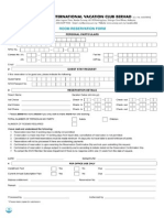 Room Reservation Form (2008)