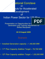 Indian Power Sector Manpower and Training