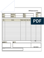 FBP Reimbursement Form: Emp # Client/ Location From: Division Manager To: Pay Period Employee Name Designation