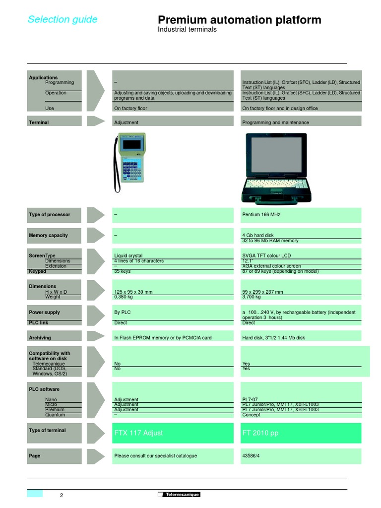 Premium Automation Platform: Selection Guide | PDF
