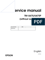 Epson Tmu-675 P Service Manual