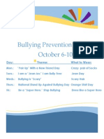 Bully Prevention Week 2
