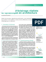 Simulation D'éclairage Réaliste Et Dynamique en Architecture PDF