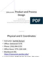 ME553 Product and Process Design Lecture 1