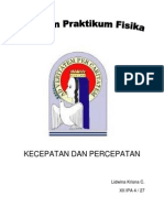 kecepatan dan percepatan