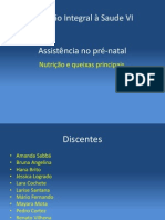 Pré-Natal Nutrição e Principais Queixas