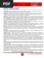 Glossário Administração de Projetos
