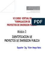 Diapositivas Del Módulo de Identificación de Proyectos - OTE CR