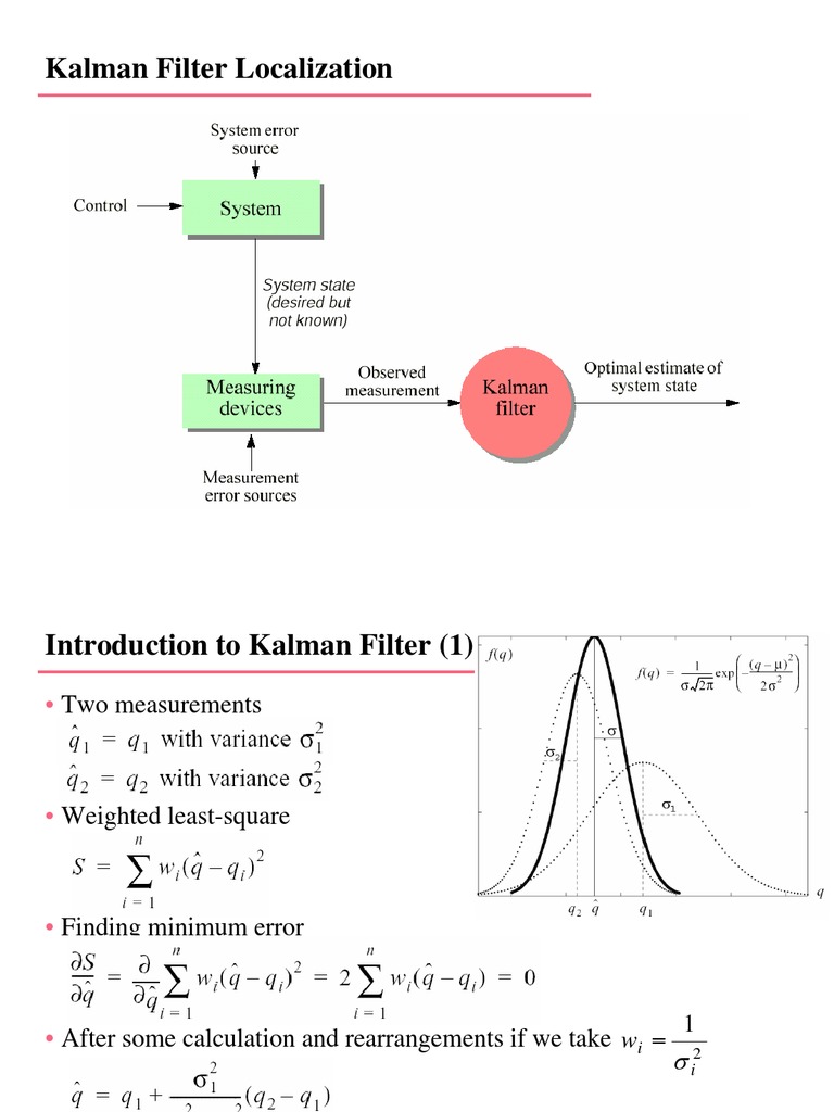 Kalman Filter for Robot Localization | PDF | Kalman Filter | Areas Of ...