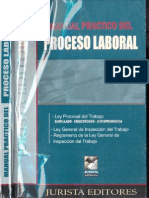 Manual Practico Del Proceso Laboral Jurista Editores Lima Peru