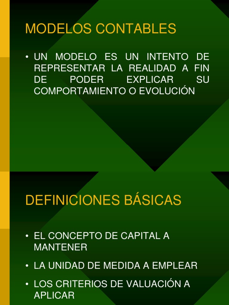 Power de Modelos Contables | PDF | Finanzas y dinero | Derecho