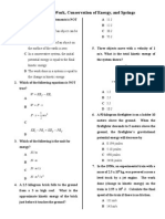 Energy Work Test