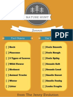 Free Nature Scavenger Hunt Scav Hunt!