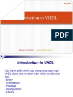 Introduction To VHDL - 2011FS PDF