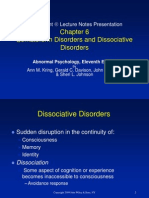 Somatoform Disorders and Dissociative Disorders: Powerpoint Lecture Notes Presentation