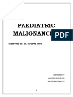 Paediatric Malignancies