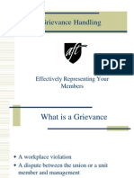 Grievance Handling