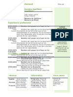 Curriculum Vitae Modelo4a Verde