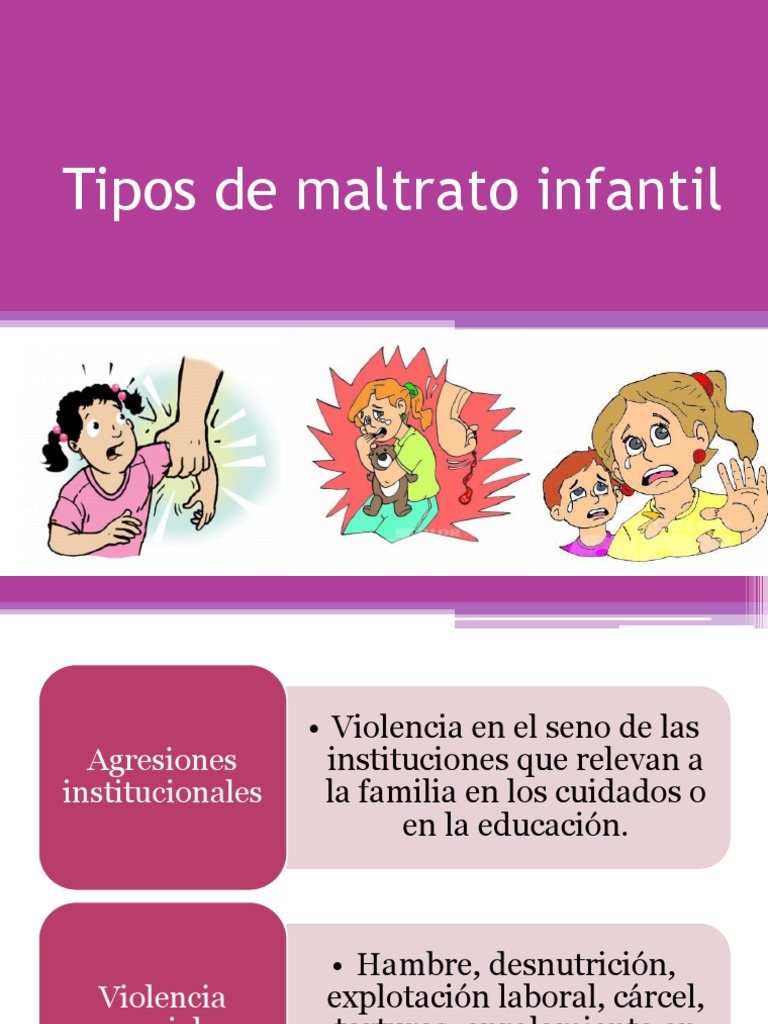 Tipos de Maltrato Infantil | PDF | Abuso infantil | Violencia