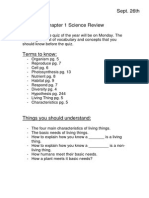 Science Chapter 1 Review