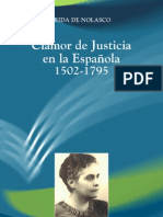 CLAMOR DE JUSTICIA EN LA HISPANIOLA 1502-1795 - Flerida de Nolasco